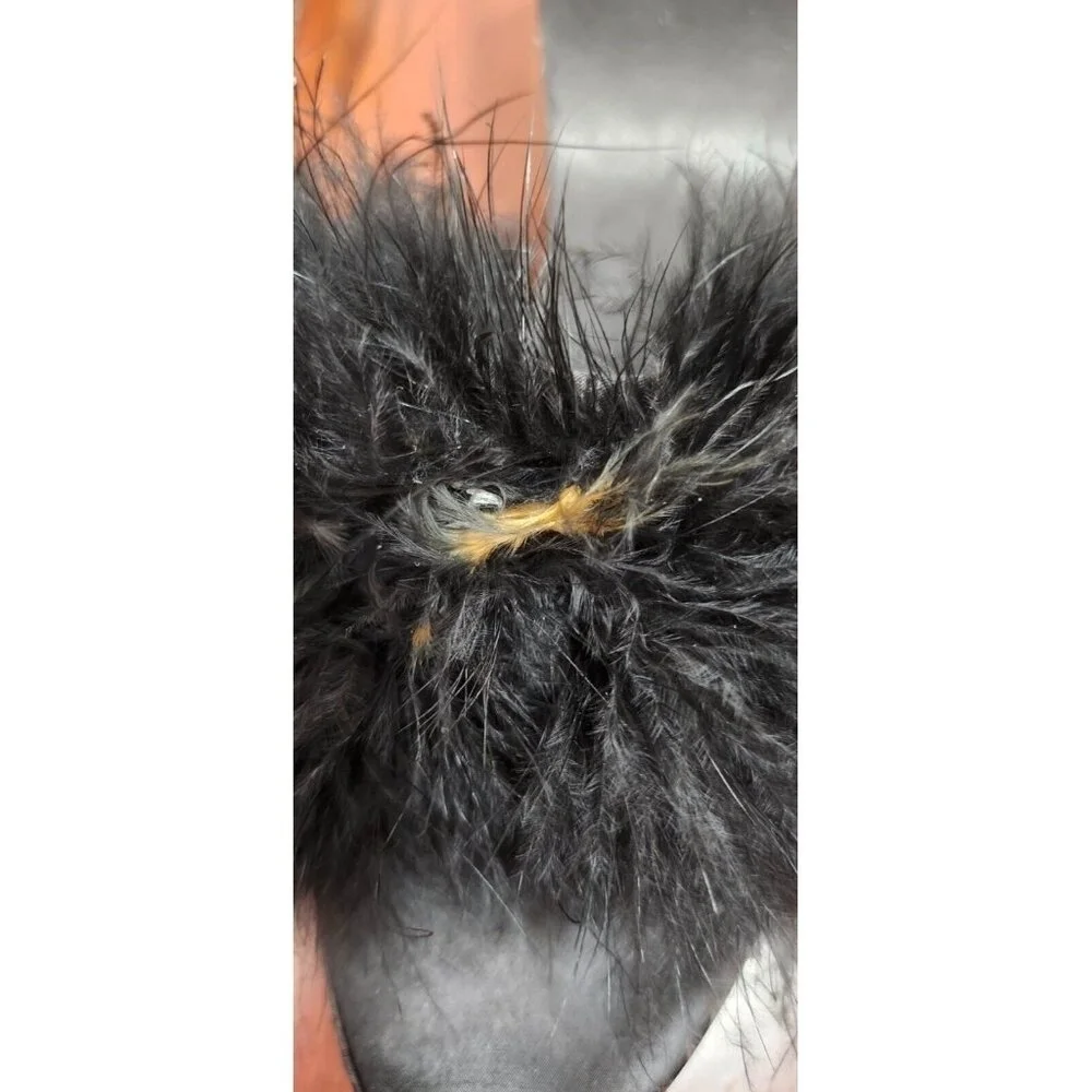 ZARA Feather Sandals Size EU 40/US 9.5